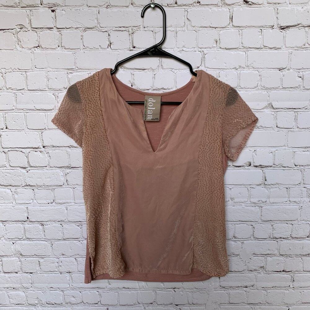 ANTHROPOLOGIE - DOLAN LEFT COAST - Velvet Blouse